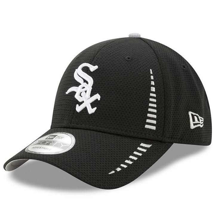 Adult New Era Chicago White Sox 9forty Speed Adjustable Cap, Black
