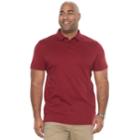 Big & Tall Apt. 9&reg; Regular-fit Soft Touch Stretch Interlock Polo, Men's, Size: Xxl Tall, Red