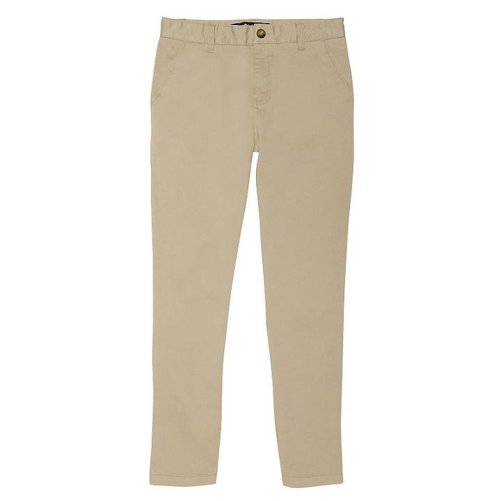 Boys 4-20 French Toast School Uniform Straight-fit Chino Pants, Boy's, Size: 6, Beig/green (beig/khaki)