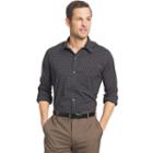 Big & Tall Van Heusen Traveler Stretch Classic-fit No-iron Button-down Shirt, Men's, Size: Xxl Tall, Black