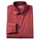 Men's Van Heusen Regular-fit Lux Sateen Dress Shirt, Size: 15.5-32/33, Red