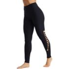 Women's Marika Josie Lace-up High-waisted Ankle Leggings, Size: Large, Black
