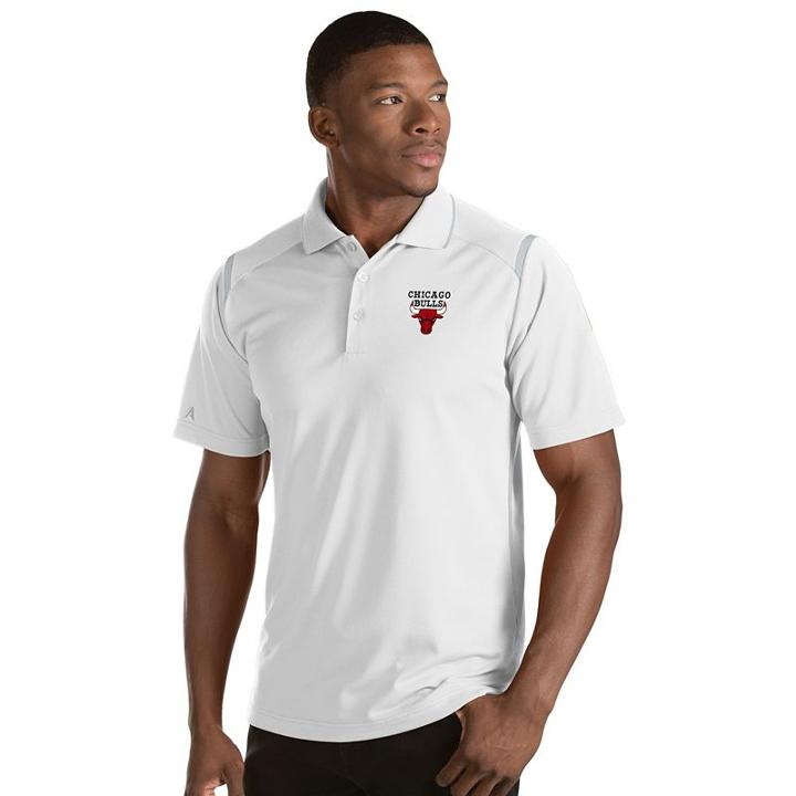 Men's Antigua Chicago Bulls Merit Polo, Size: Medium, White