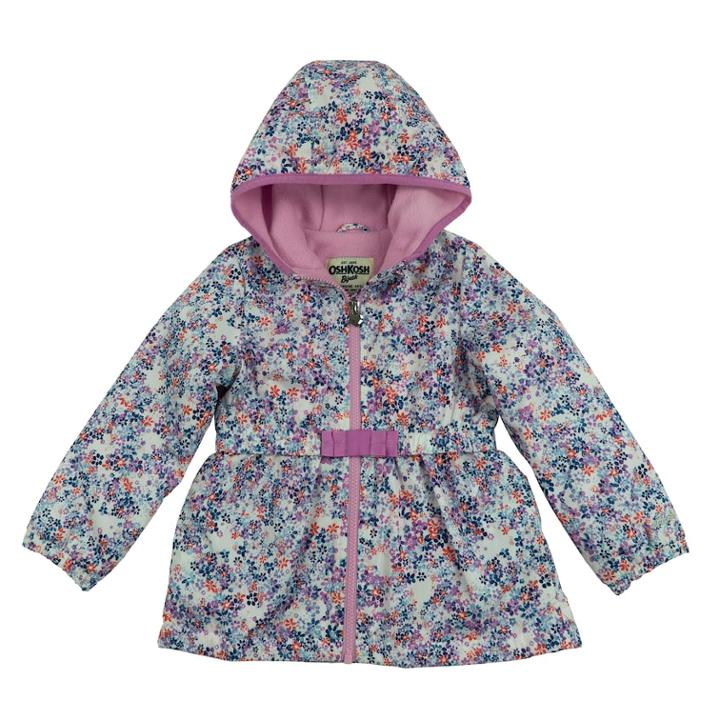 Girls 4-6x Oshkosh B'gosh&reg; Lightweight Floral Printed Jacket, Size: 6x, Ditsy Floral