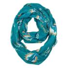 Miami Dolphins Sheer Infinity Scarf, Women's, Blue