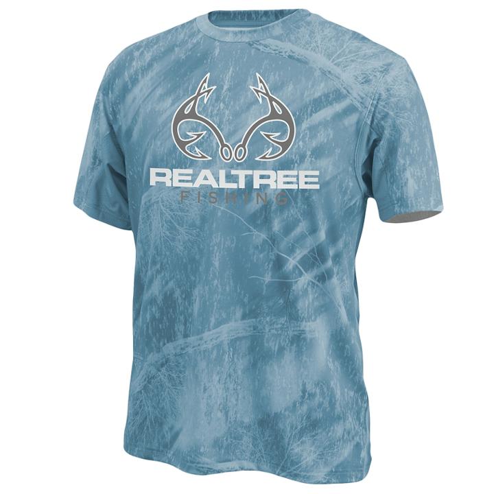 Men's Realtree Cast Performance Wind Shirt, Size: Small, Dark Blue