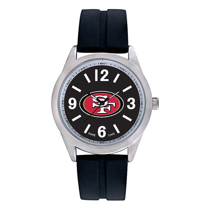 Men's Game Time San Francisco 49ers Varsity Watch, Black