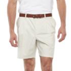 Big & Tall Croft & Barrow&reg; Regular-fit Easy-care Stretch Pleated Shorts, Men's, Size: 52, Lt Beige