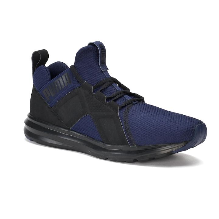 Puma Enzo Men's Monochrome Sneakers, Size: 9, Blue