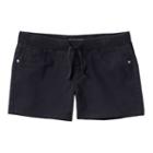 Girls 7-16 & Plus Size So&reg; Ribbed Waist Sateen Shorts, Girl's, Size: 20 1/2, Black, Comfort Wear