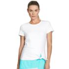 Women's Tail Sibley White Short Sleeve Tennis Top, Size: Small