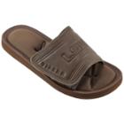Men's Lsu Tigers Memory Foam Slide Sandals, Size: Xl, Brown