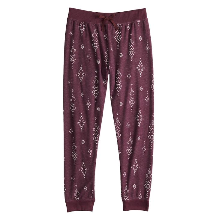 Girls 7-16 Mudd&reg; Ribbed Waist Jogger Pants, Size: 8, Med Blue