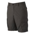 Big & Tall Apt. 9&reg; Modern-fit Solid Poplin Cargo Shorts, Men's, Size: 50, Grey