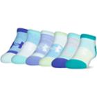 Girls 4-16 Under Armour 6-pk. Essentail No-show Pink, Black & White Socks, Size: 9-11, Blue Green