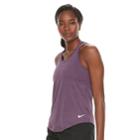 Women's Nike 10k Jacquard Running Tank, Size: Xl, Med Purple