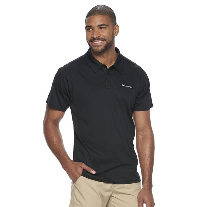 Men's Columbia Cool Coil Classic-fit Polo, Size: Xl, Grey (charcoal)