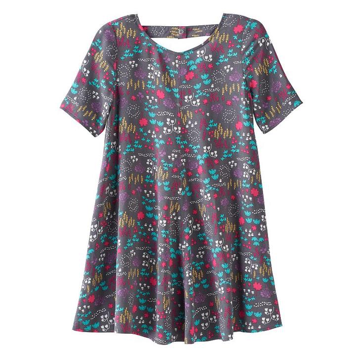 Girls 4-10 Jumping Beans&reg; Woven Swing Dress, Size: 5, Grey