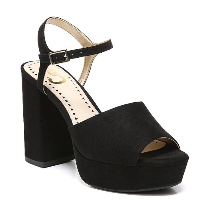 Circus By Sam Edelman Nakita Women's Chunky High Heels, Size: Medium (9.5), Black