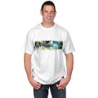 Men's Newport Blue Tropical Graphic Tee, Size: Xxl, White Oth