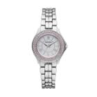 Armitron Women's Crystal Watch - 75/5332pmsv, Size: Small, Silver
