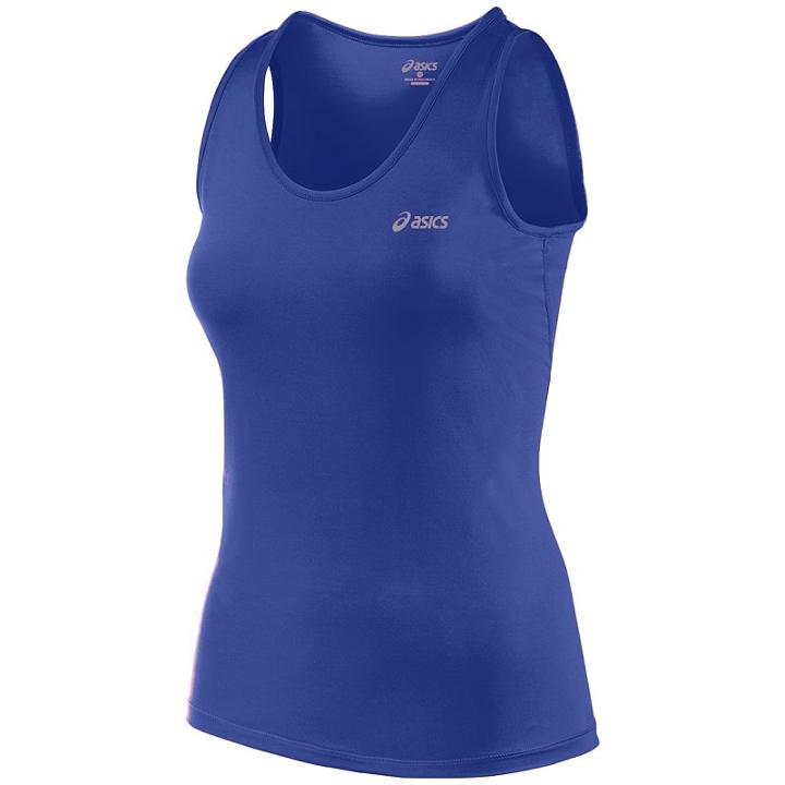 Asics Scoop Neck Running Tank - Women's, Size: Medium, Med Blue
