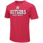 Men's Campus Heritage Rutgers Scarlet Knights Team Color Tee, Size: Xl, Red