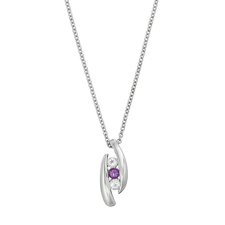 Survivor Collection Pillar Of Strength Topaz Pendant, Women's, Size: 16, Purple
