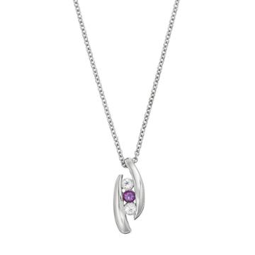 Survivor Collection Pillar Of Strength Topaz Pendant, Women's, Size: 16, Purple