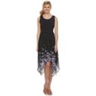 Women's Elle&trade; Print Handkerchief Hem Tank Dress, Size: Xl, Black