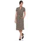 Women's Dana Buchman Notch Collar Dress, Size: Large, Beig/green (beig/khaki)