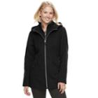 Women's D.e.t.a.i.l.s Hooded Bib Inset Jacket, Size: Xl, Black