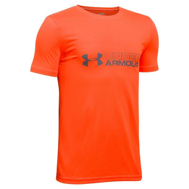 Boys 8-20 Under Armour Dual Logo Tee, Boy's, Size: Medium, Beige Oth