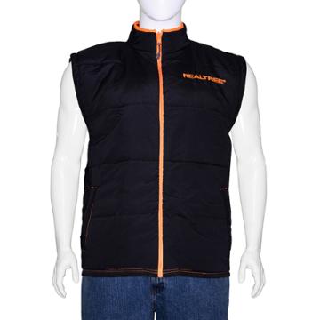 Men's Earthletics Reversible Puffer Vest, Size: Large, Black