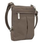 Travelon Anti-theft Classic Slim Mini Crossbody Bag, Adult Unisex, Brown