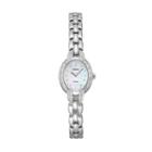 Seiko Women's Tressia Diamond Stainless Steel Solar Watch - Sup323, Silver
