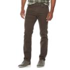 Men's Sonoma Goods For Life&reg; Regular-fit Stretch Jeans, Size: 38x32, Brown