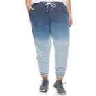 Juniors' Plus Size So&reg; Ombre Jogger Pants, Teens, Size: 2xl, Blue (navy)