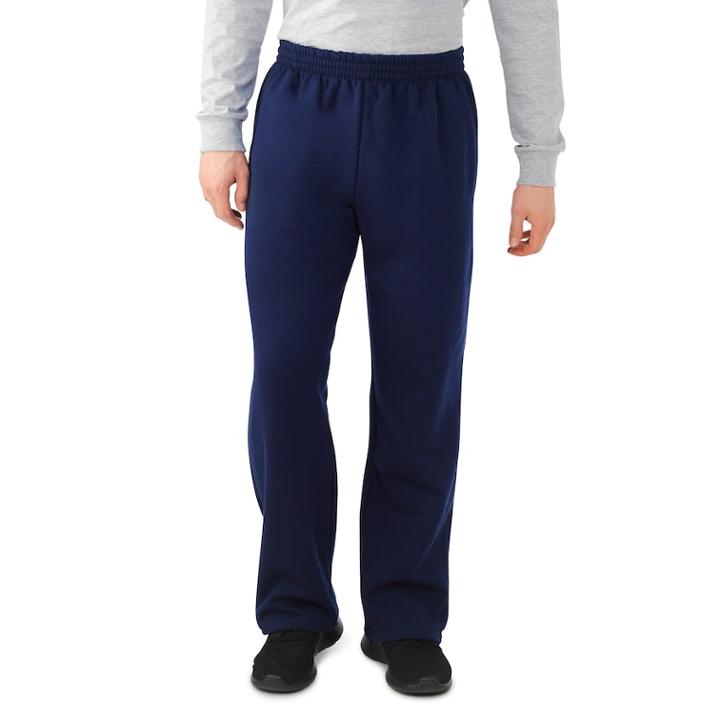 Men's Fruit Of The Loom Signature Fleece Active Pants, Size: Xl, Blue (navy)