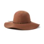 Scala Wool Felt Floppy Hat, Women's, Brown Oth