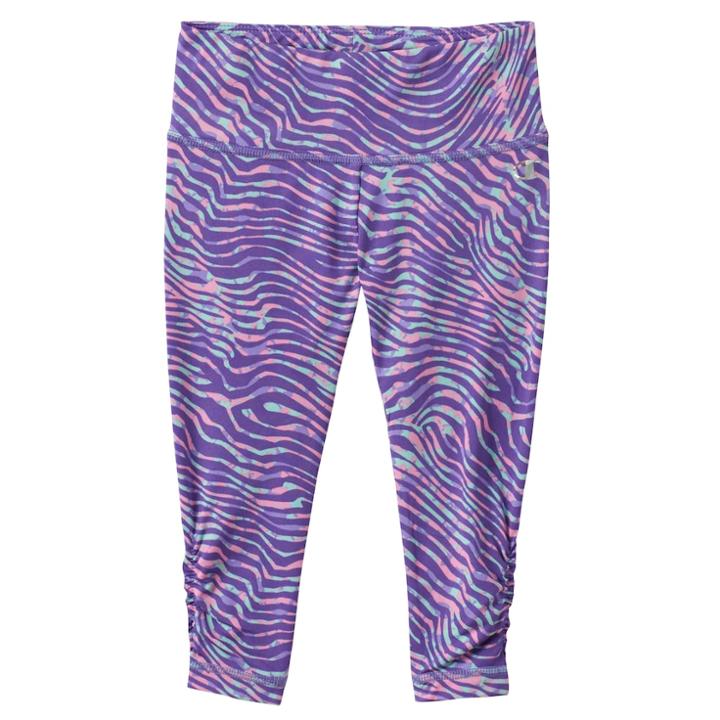 Girls 4-6x Champion Capri Leggings, Size: 4, Purple