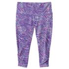 Girls 4-6x Champion Capri Leggings, Size: 4, Purple