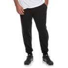 Big & Tall Tek Gear&reg; Soft Fleece Jogger Pants, Men's, Size: 3xl Tall, Black