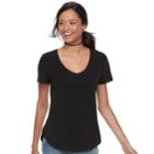 Juniors' So&reg; Perfect Tee, Teens, Size: Small, Black