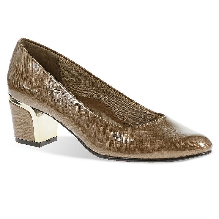 Soft Style By Hush Puppies Deanna Women's Dress Heels, Size: Medium (8), Gold