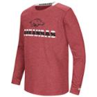 Boys 8-20 Arkansas Razorbacks Wordmark Tee, Size: L(16/18), Dark Red