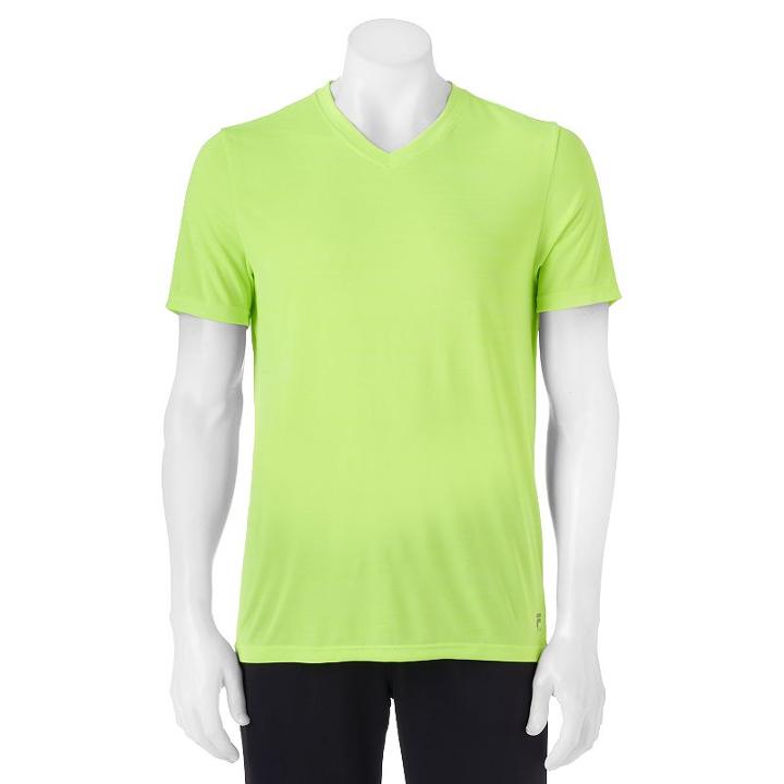 Men's Fila Sport&reg; Slubbed Muscle Tee, Size: Xxl, Brt Yellow