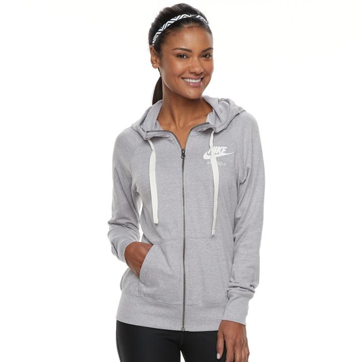Women's Nike Sportswear Hoodie, Size: Xl, Dark Grey