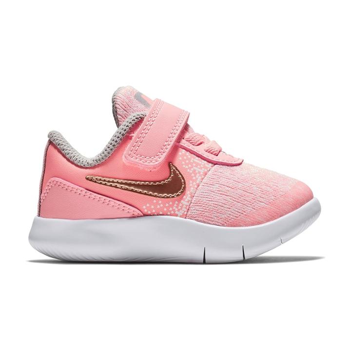 Nike Flex Contact Toddler Girls' Shoes, Size: 7 T, Red
