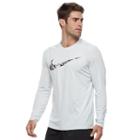 Men's Nike Dri-fit Logo Tee, Size: Medium, Silver